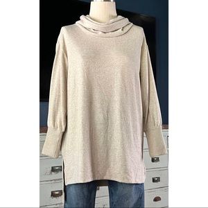 Anthropologie Cowl Neck Tunic Sweater SP